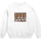 ふかしーものとってもいっぱいパパヴォ❕ Crew Neck Sweatshirt