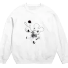 さくぴーマン➳♡の指鉄砲ねずみ Crew Neck Sweatshirt