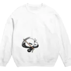 ワン太フルのTシャツ屋さんのありんこ君 つるはし Crew Neck Sweatshirt