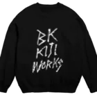 工房KOME kijiworks（Bottega KOME kijiworks）のBK KIJI WORKS-wht logo スウェット