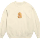 もふもふ工房の産まれたてのひよこ🐣 Crew Neck Sweatshirt