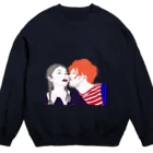 saviyのHalloween couple Crew Neck Sweatshirt