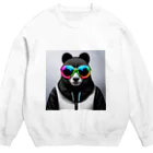 MariElegantのワイルドパンダ Crew Neck Sweatshirt