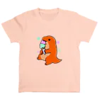 DinogaSuki -恐竜のこども服-のアイスもぐもぐティラノサウルス スタンダードTシャツ