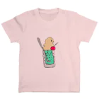 なまず店のソフトクリームソーダ（cream soda） Regular Fit T-Shirt