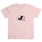 ふじの さきのぱぱパンダと子パンダ（子パンダ） スタンダードTシャツ