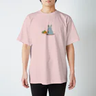 GRKSの水色うさぎ　にんじん Regular Fit T-Shirt