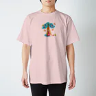 ワタナサロンのリンゴの木のオンナノコ スタンダードTシャツ