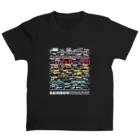 mogetaroのレインボーカラーの車 Regular Fit T-Shirt