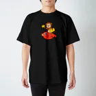 おまんじゅう先生SHOPのめでたいおさる スタンダードTシャツ