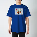 おやこのクロッキーのアイスクレープ スタンダードTシャツ