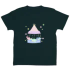 PINK　DINOSAURのゆめかわきょうりゅう(パラサウロロフス) スタンダードTシャツ