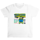 のりものドット絵Tシャツのゴーゴー！路線バス！ スタンダードTシャツ