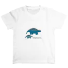 dinoshirtsのアンキロサウルスの親子 スタンダードTシャツ