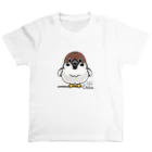 キッズサイズ　わんぱくぽめる堂のキッズサイズ* スズメがちゅん ちゅん スタンダードTシャツ