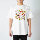 るんのへやの食べものフレンズ スタンダードTシャツ