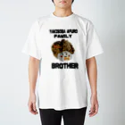 MSMMERのヤキソバアフロBROTHER スタンダードTシャツ