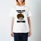 MSMMERのヤキソバアフロBROTHER スタンダードTシャツ