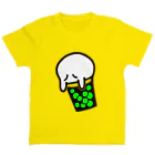 NiSchの「10+」Beer Ghost くん スタンダードTシャツ