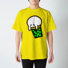 NiSchの「10+」Beer Ghost くん スタンダードTシャツ