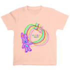 カニホイップのうさぎApple スタンダードTシャツ