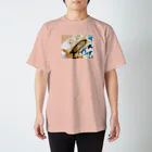 ramen_79のキチガイコロッケサンド君Tシャツ&よだれかけ Regular Fit T-Shirt