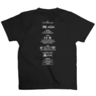 ''''Bar Code''''のBar Code T-shirt  black スタンダードTシャツの裏面