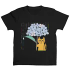 mapechiのトラネコしまお、雨でもへっちゃら スタンダードTシャツ