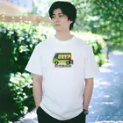 のりものドット絵Tシャツのキッチンカー（ハンバーガー） Regular Fit T-Shirt