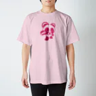 BASE forのBASEfor PANDA Pink Regular Fit T-Shirt