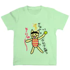 まとりこや ショップのかにゃん と ぶんぶんねこ(ねこ名前入り)Tシャツ スタンダードTシャツ