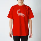 晴れ文字屋のみなと君_恐竜「ホワイト」 Regular Fit T-Shirt