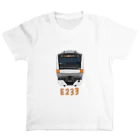 &TRAIN DESIGN STOREの中央線 E233系 正面 スタンダードTシャツ