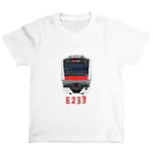 &TRAIN DESIGN STOREの京葉線 E233系 正面 スタンダードTシャツ