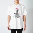 あおいほし絵画教室 | デザインストアの017 シマウマ（H.Mちゃん） Regular Fit T-Shirt