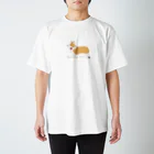  コーギー　REO.REO★のおすましコーギー Regular Fit T-Shirt