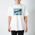 あおいほし絵画教室 | デザインストアの024 プロペラ機（H.Mくん） Regular Fit T-Shirt