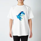 あおいほし絵画教室 | デザインストアの029 ギガントサウルス（H.Kくん） Regular Fit T-Shirt