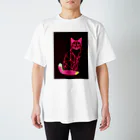 designinglab-itemsのMyaoneon（ミャオネオン） くつしたさん スタンダードTシャツ