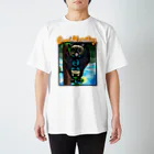 じゃむじゃむ舎のおはようコウモリ スタンダードTシャツ