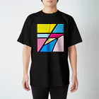 キイフォルダ／kiifolderのキイ スクエアロゴCMYK スタンダードTシャツ