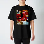 蜜と蝶の花と墨 a Regular Fit T-Shirt