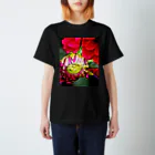 蜜と蝶の花と墨 b スタンダードTシャツ