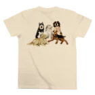 OOKIIINUの大きい犬たち スタンダードTシャツの裏面