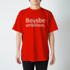 ゼニキンSHOPのBoys, be ambitious. Regular Fit T-Shirt