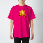 動物好きのゴリラ🦍🍌のキリンさん スタンダードTシャツ