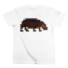 PITTEN PRODUCTSのPIXEL_ANIMAL_08(HIPPO) スタンダードTシャツの裏面