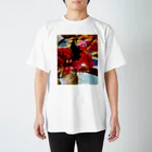 蜜と蝶の花と墨 a Regular Fit T-Shirt