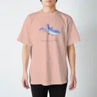 さかなのおにいさん かわちゃんねるのイルカのおやこ Regular Fit T-Shirt