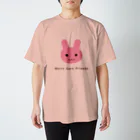 Merry Care Shopのうさぎさん　Merry Care Friends スタンダードTシャツ